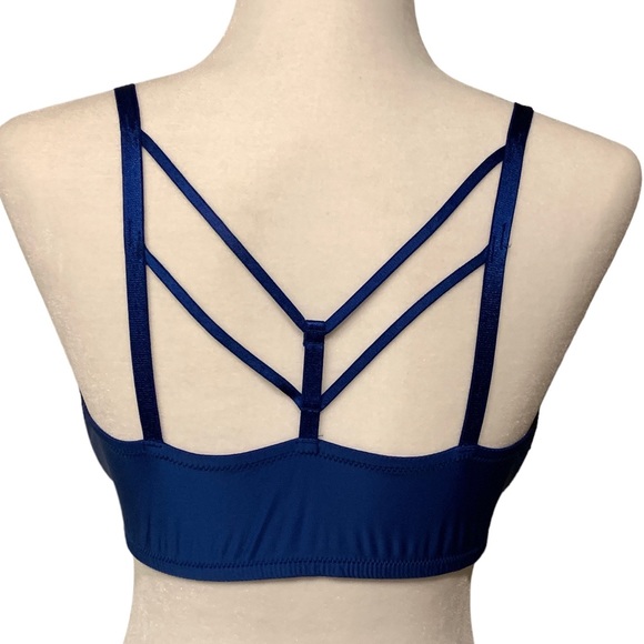 Victoria's Secret Front Close Strappy Royal Blue Push Up Bra Size 36D - Picture 4 of 4